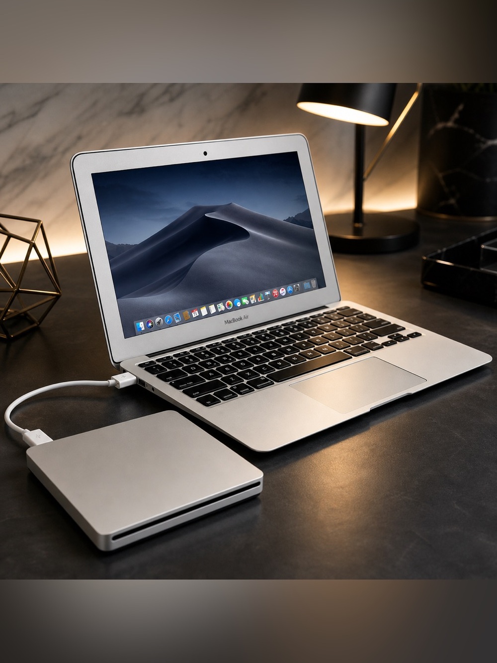 MacBook Air 13” 2012 i5 128GB SSD + NEW BATTERY + Charger + Apple SuperDrive